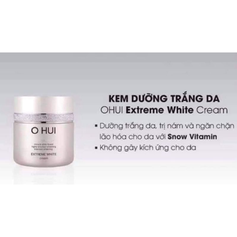 [ sale tách set 50ml ] kem trắng da mờ thâm sạm nám cho làn da trắng hồng mịn màn