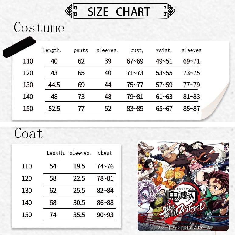 Đồng Hồ Đeo Tay Gbhmm GBHM ►☎Áo Khoác Hóa Trang Nhân Vật Anime Demon Slayer Nezuko Zenitsu Giyuu Shinobu Jaet Haori Cho Bé