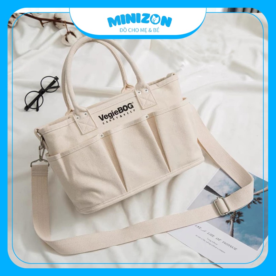 Túi Bỉm Sữa Đa Băng VegieBAG Cho Mẹ Và Bé | Minizon Kids