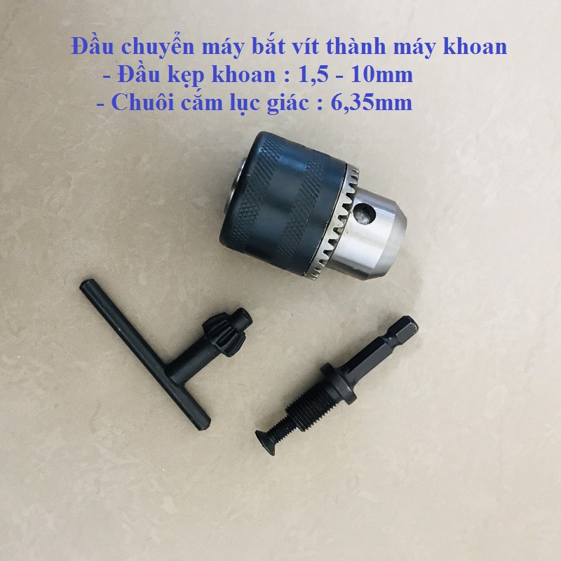 Đầu chuyển máy bắt vít thành máy khoan
