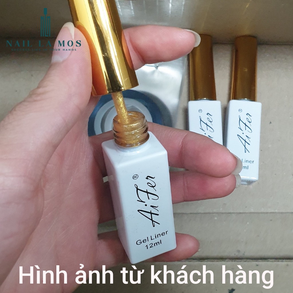 Cọ nét Aifer chính hãng - Cọ nét gel vẽ móng chuyên dụng