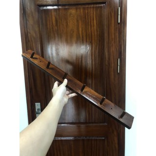 móc quần áo gắn tường decor 50cm bằng gỗ , móc treo đồ gắn tủ, gắn cửa treo đồ tiện lợi