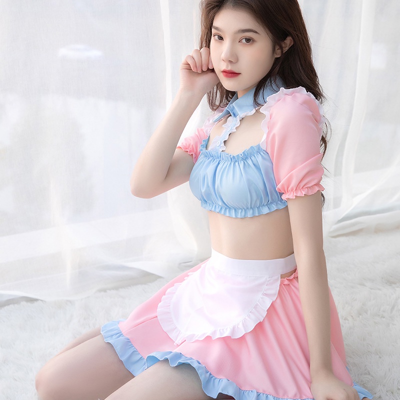Set Đồ Ngủ Cosplay Cô Hầu Gái Dễ Thương Quyến Rũ Hàng Cao Cấp CP27 CICI BONITA HCM