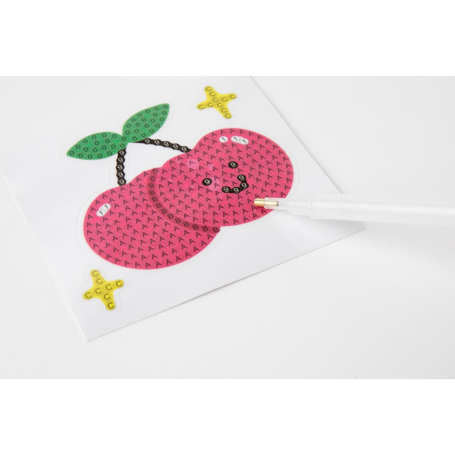 Sticker Đính Đá ARTBOX Hàn Quốc Hình Quả Anh Đào DIY