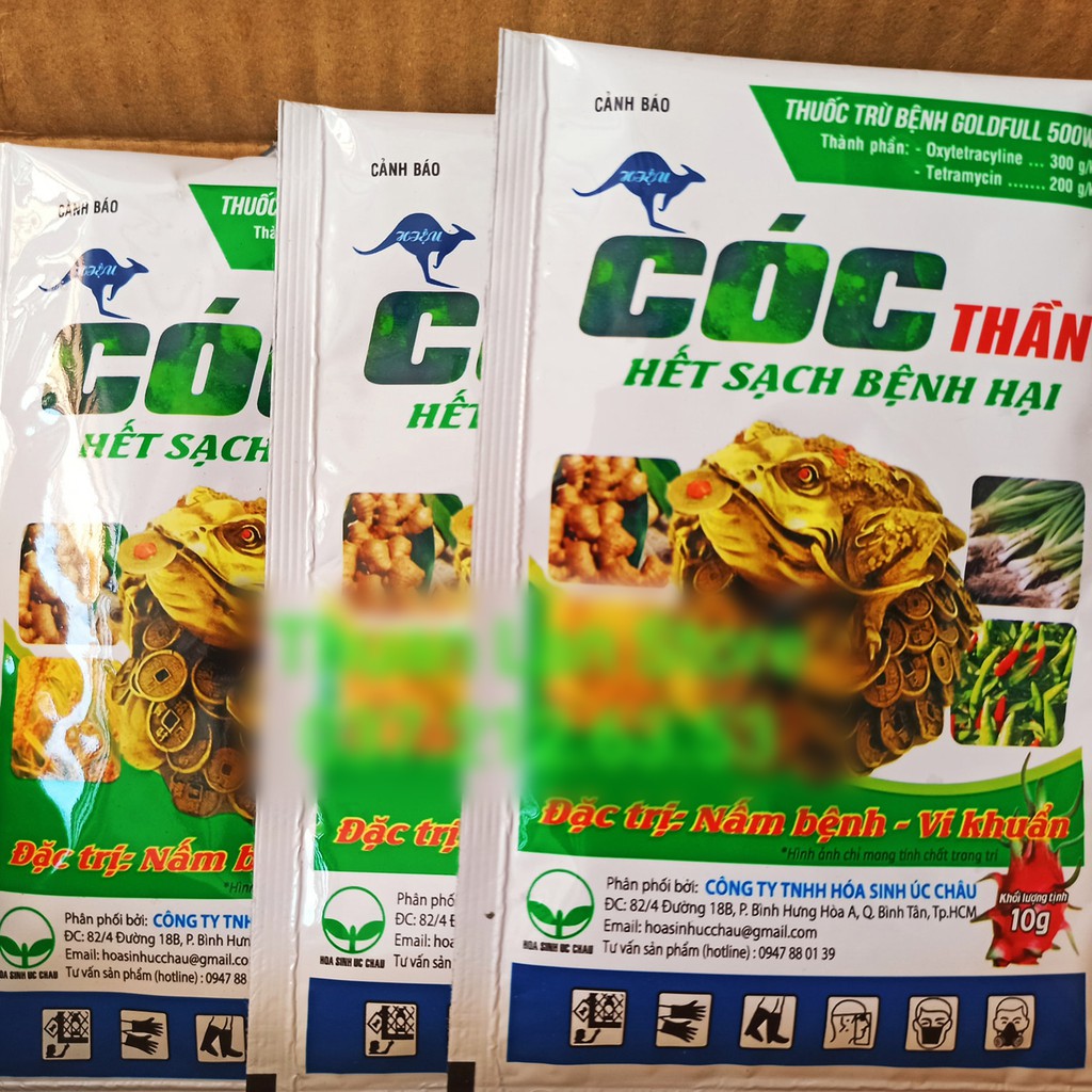 CÓC THẦN - THUỐC TRỪ BỆNH GOLDFULL 500WP - HẾT SẠCH NẤM BỆNH