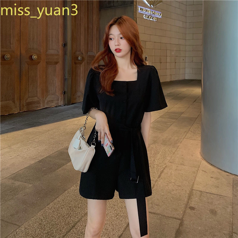 Đầm cổ vuông không đường may phong cách Pháp | BigBuy360 - bigbuy360.vn