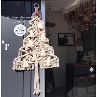 [ Giá Ưu Đãi] Cây Thông Macrame Trang Trí Noel