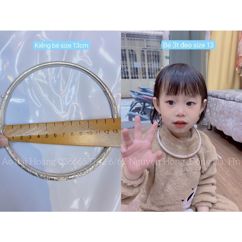 Size bé13cm 15cm và 16cm. Chuyên đeo mặc áo dài và cổ phục