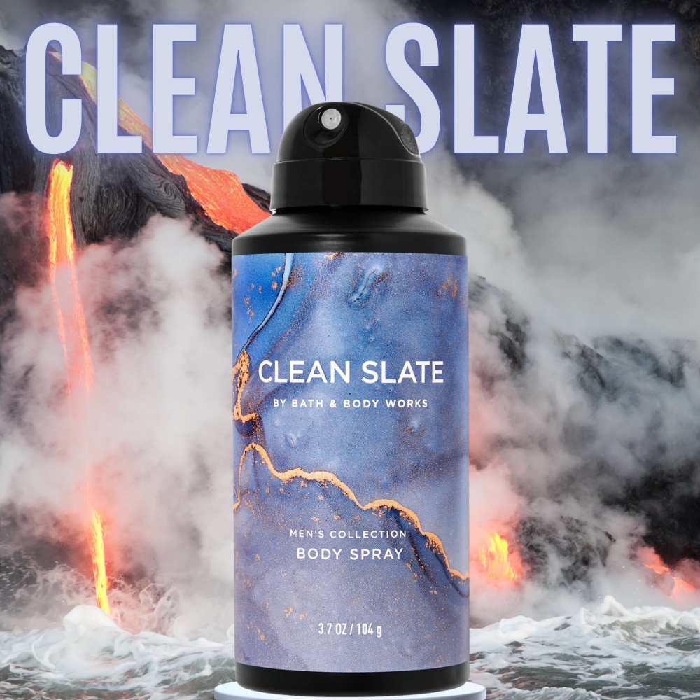 Xịt Thơm Toàn Thân Bath & Body Works Men's Collection Body Spray - Clean Slate Cho Nam 104g
