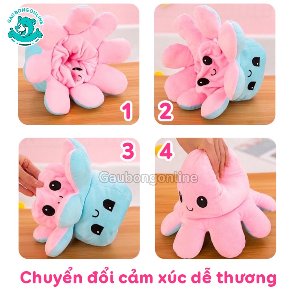 Bạch Tuộc Cảm Xúc Bông 2 Mặt Size To 25cm - 40cm - 70cm | Gấu Bông Online.