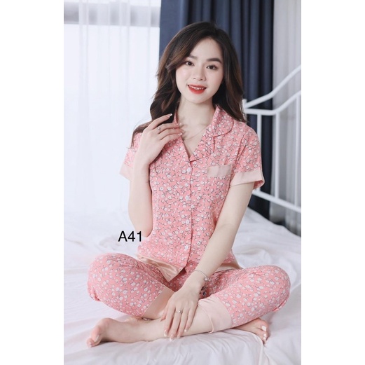 Pijama lụa, bộ mặc nhà nữ chất vải mềm mát, không nhăn đủ size theo số đo