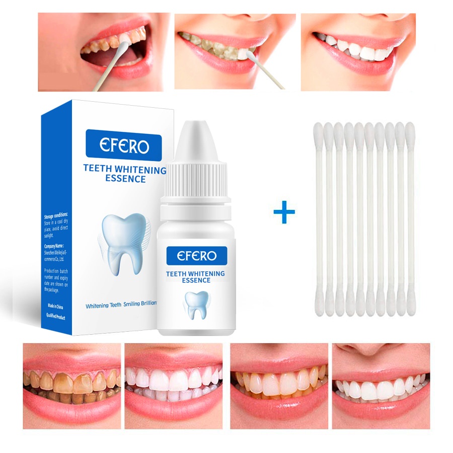 Tinh chất làm trắng răng EFERO loại bỏ vết bẩn thơm miệng vệ sinh