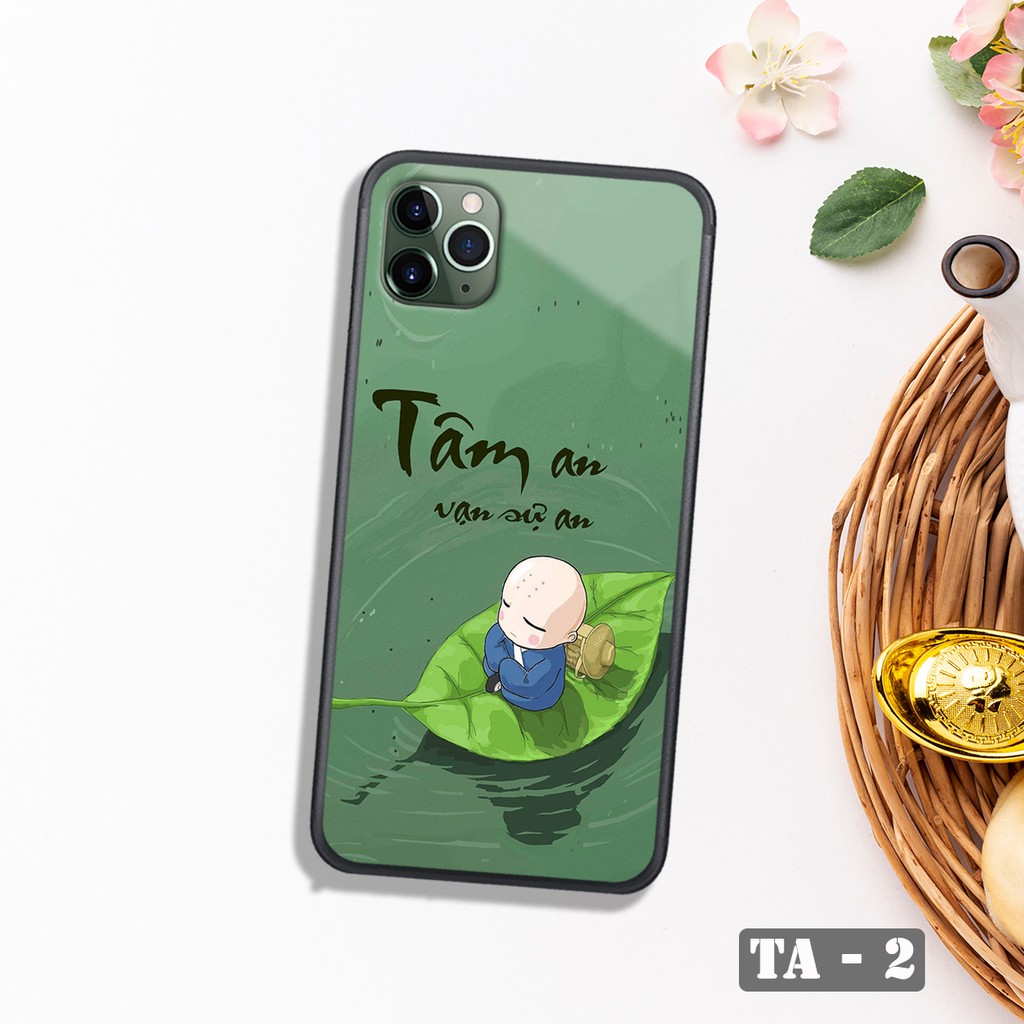 Ốp in iPhone 11 - iPhone 11 Pro - iPhone 11 Pro Max - iPhone 12 - iPhone 12 Pro - iPhone 12 Pro Max in hình Sen Vàng.