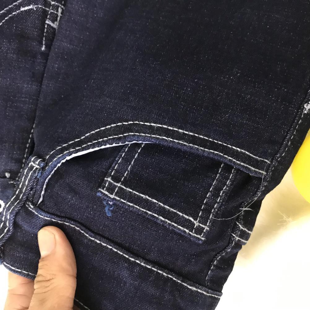 Quần Jean Nam Cao Cấp Xanh Trơn Ống Túm Thể Thao Phong Cách 02 vuajeans Xịn