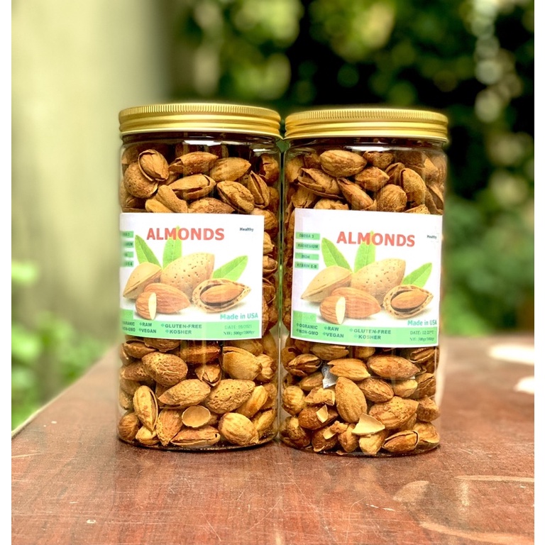 500g hạnh nhân ngon thơm nhất cam kết không hôi dầu