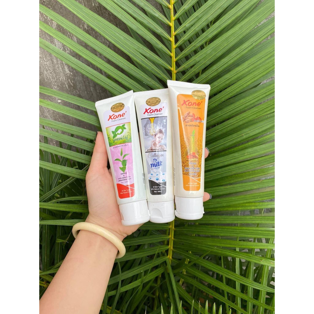 Sữa Rửa Mặt Kone nghệ/ trà xanh 100ML