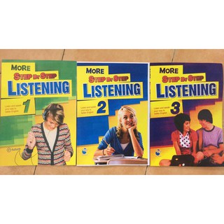 More step by step listening 3 cuốn màu dành cho các bạn tđ ket, pet