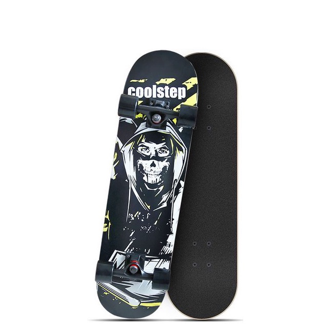 Ván Trượt Cougar-Skateboard 1100 Chính Hãng, Chất Liệu Gỗ Ép Cao Cấp, Mặt Nhám Chống Trơn Trượt