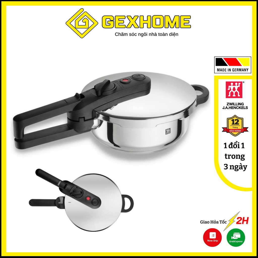 Nồi áp suất Zwilling Ecoquick dung tích 4L [Hàng Đức]