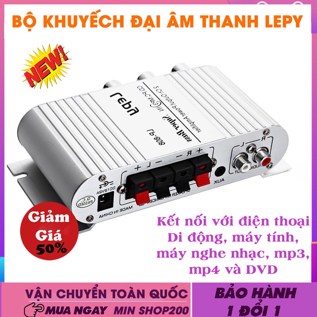 Amply khuếch đại âm thanh, đầu karaoke, amply Bluetooth mini - BH TOÀN QUỐC