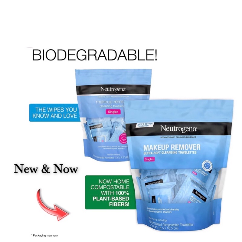 .  Khăn tẩy trang Neutrogena USA chính hãng gói Single