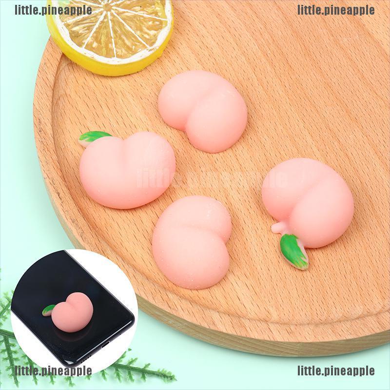 Bộ 2 Khuôn Silicone Linh Hoạt Hình Quả Đào Đáng Yêu