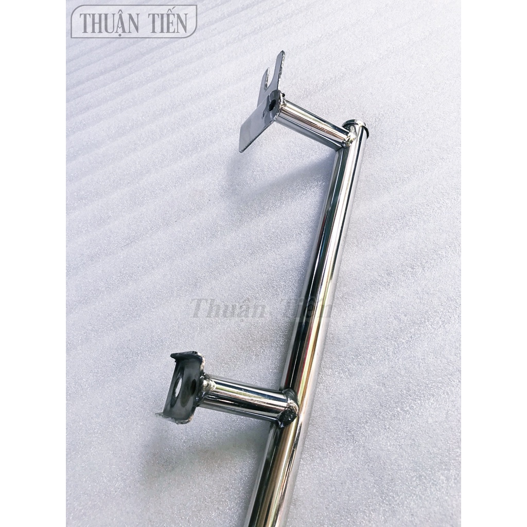 CẢNG WAVE INOX GỌNG TRÒN DÀY 19 LY, INOX KHÔNG HÍCH, MẪU TRÒN LẠ MẮT, DÙNG CHO WAVE NHỎ MẪU THÁI