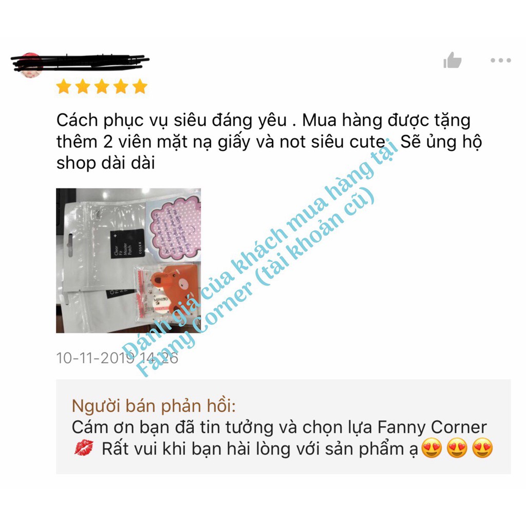 Miếng dán mụn Cosrx Clear Fit Master Patch (màu đen)