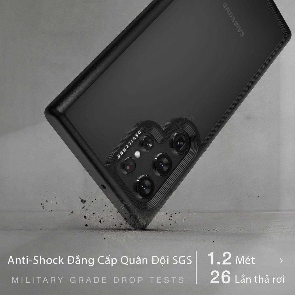 Ốp điện thoại DEVILCASE of Samsung Galaxy S22 / S22 Ultra 5G / S22 Plus 5G- Hàng cao cấp chính hãng
