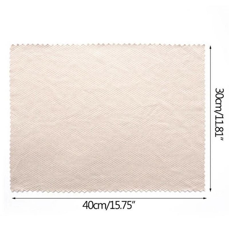 Vải lau chén dĩa / bề mặt kính xe ô tô làm từ vi sợi với kết cấu dạng lưới thấm hút nước tốt đa năng tiện lợi