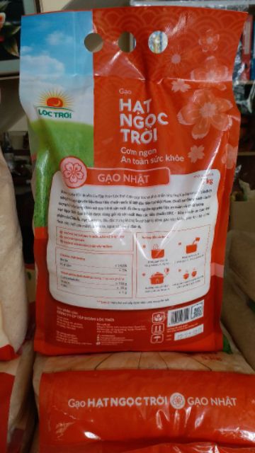 Gạo Nhật - Hạt Ngọc Trời túi 5kg