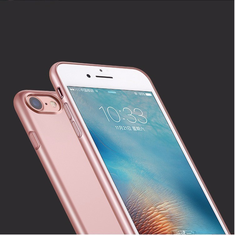 Ốp silicon TPU HOCO iPhone 6 Plus/7 Plus Light Colored Case (Hồng) - Chính hãng