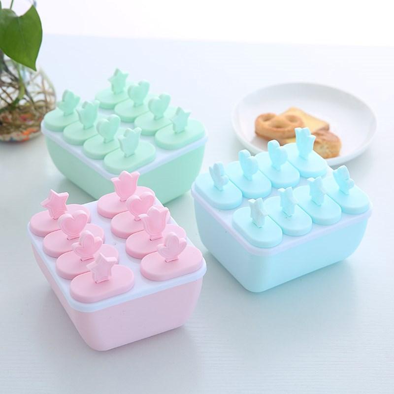 Bộ khuôn làm kem các mẫu 6 và 8 que