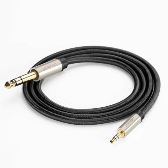 Cáp Audio 3.5mm sang 6.5mm Dài 1M UGREEN 40802