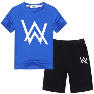 Áo Thun Tay Ngắn In Hình alan walker Phong Cách Hip Hop Đường Phố Cho Nam