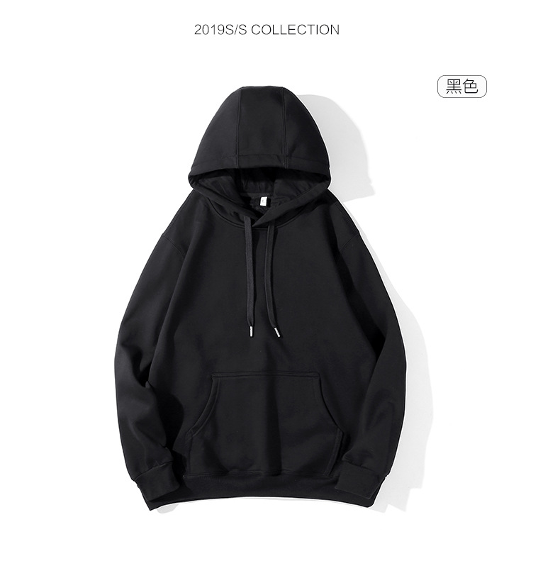 Áo hoodie dáng rộng màu trơn cho nam hợp thời trang mùa đông | BigBuy360 - bigbuy360.vn