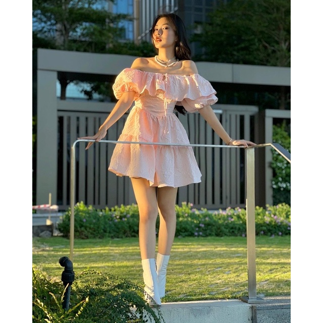 Đầm hồng anh đào