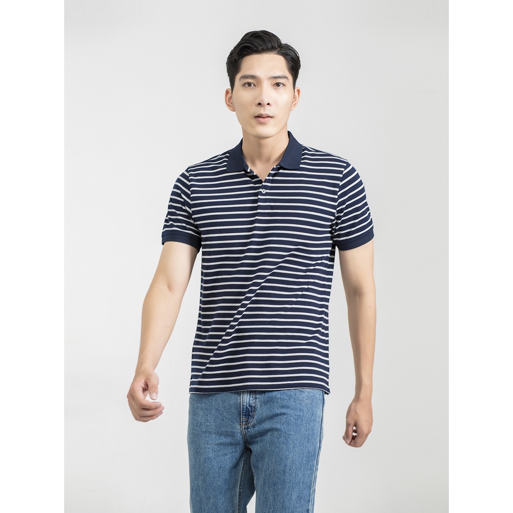 Áo polo nam ARISTINO phom Regular fit suông vừa, chất cotton mềm mại, thoáng mát - APS017S2