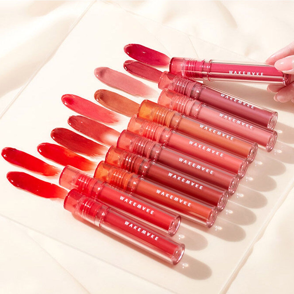 >  Son môi WAKEMAKE WATER BLURRING FIXING TINT 8 màu sắc tùy chọn / TOPKOREA / Shipping from korea
