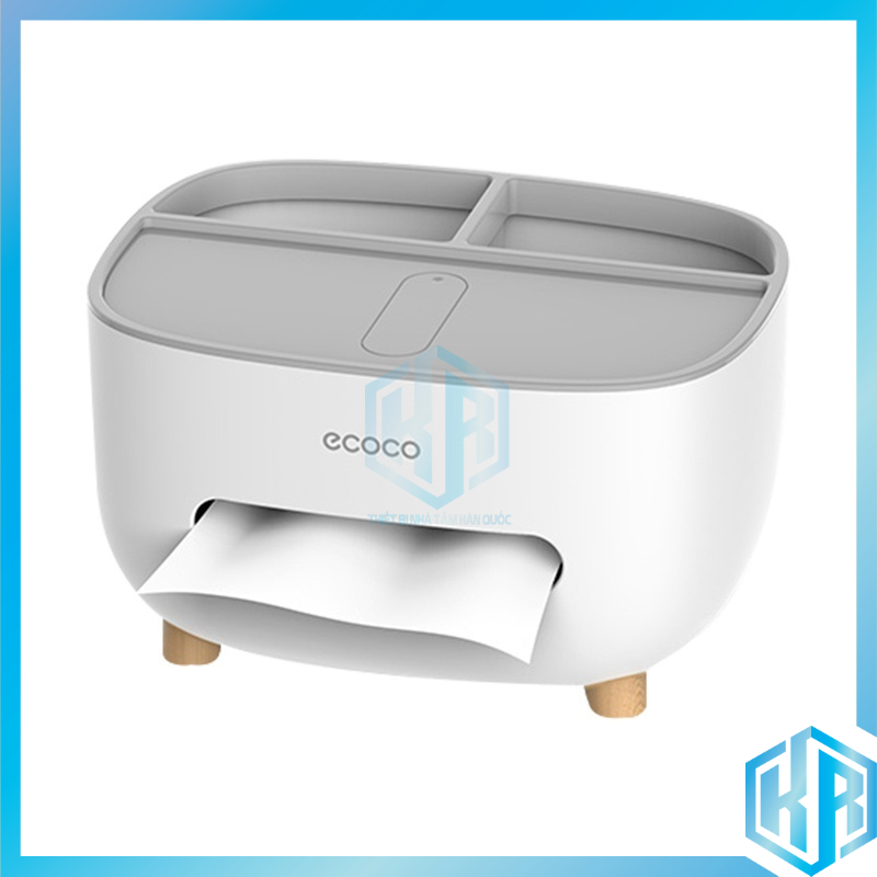 Hộp đụng giấy ăn đa năng, thông minh Ecoco chính hãng , hộp để bàn tiện lợi - E2009