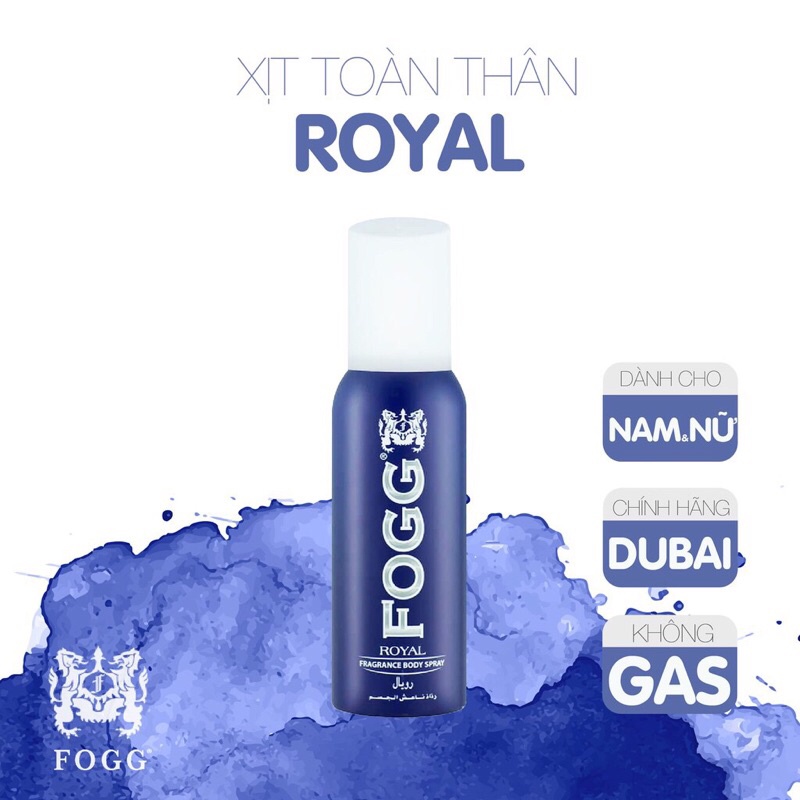 Xịt toàn thân nước hoa FOGG 120ml ,xịt 800 lần hàng nhập khẩu