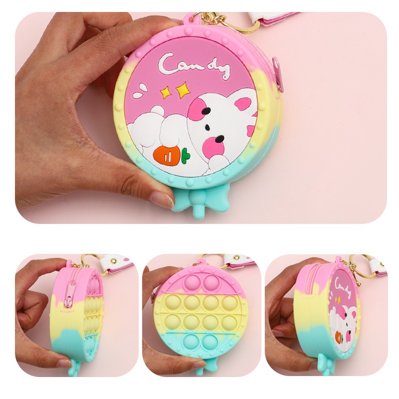 Túi Đựng Tiền Xu / Tai Nghe Chính Hãng Họa Tiết Pioneer Dễ Thương