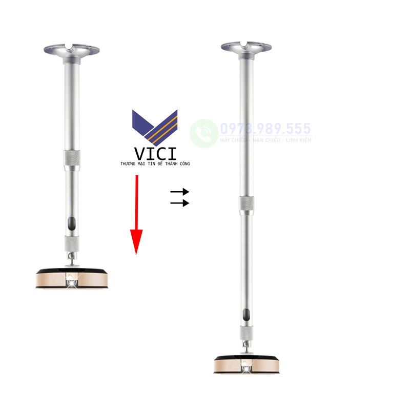 Giá Treo Máy Chiếu Mini 30-60CM, Chất Liệu Hợp Kim Nhôm Cao Cấp, Thiết Kế Chắc Chắn