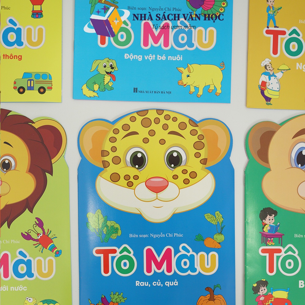 Sách Bé Tô Màu 8 Chủ Đề Bộ 8 Quyển Tô Màu Gấu