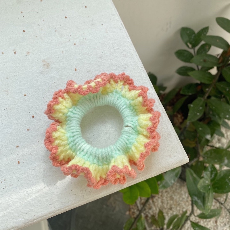 CROCHET SCRUNCHIES HANDMADE - DÂY CỘT TÓC NHIỀU MÀU