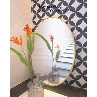Gương elip viền thép sơn tĩnh điện rẻ đẹp Duy gia dụng