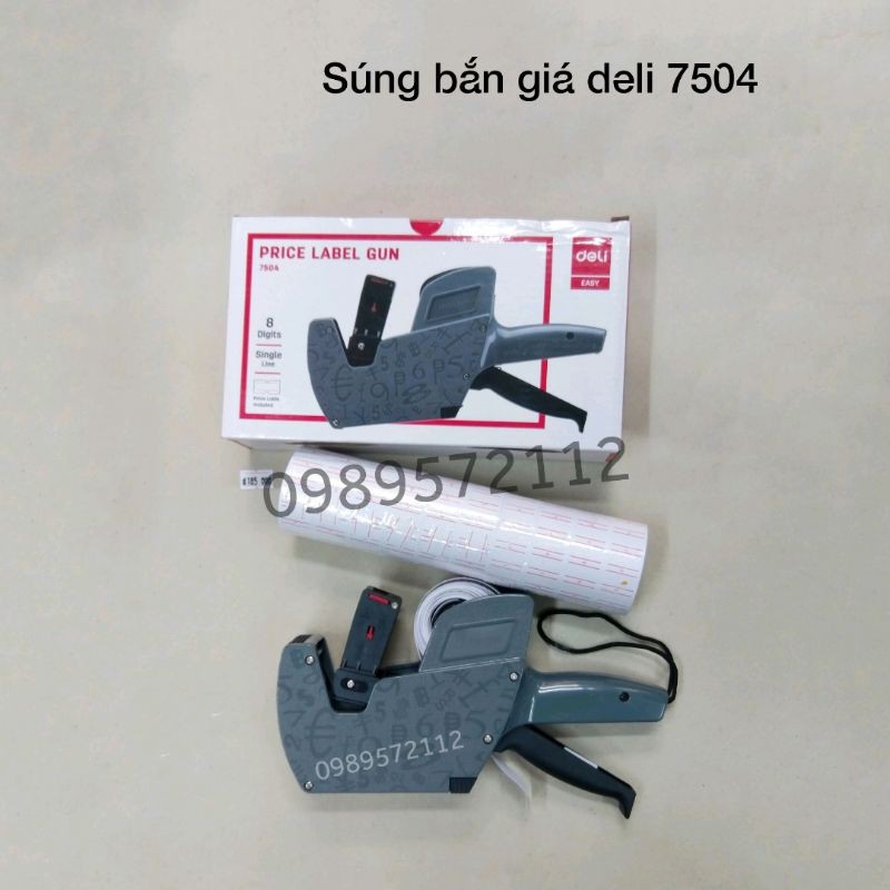 Súng bắn giá deli 7504-máy bắn giá