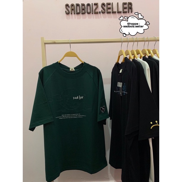 Áo thun Sadluv👩‍❤️‍👨Tặng túi tote chính hãng 0d  hàng có sẵn