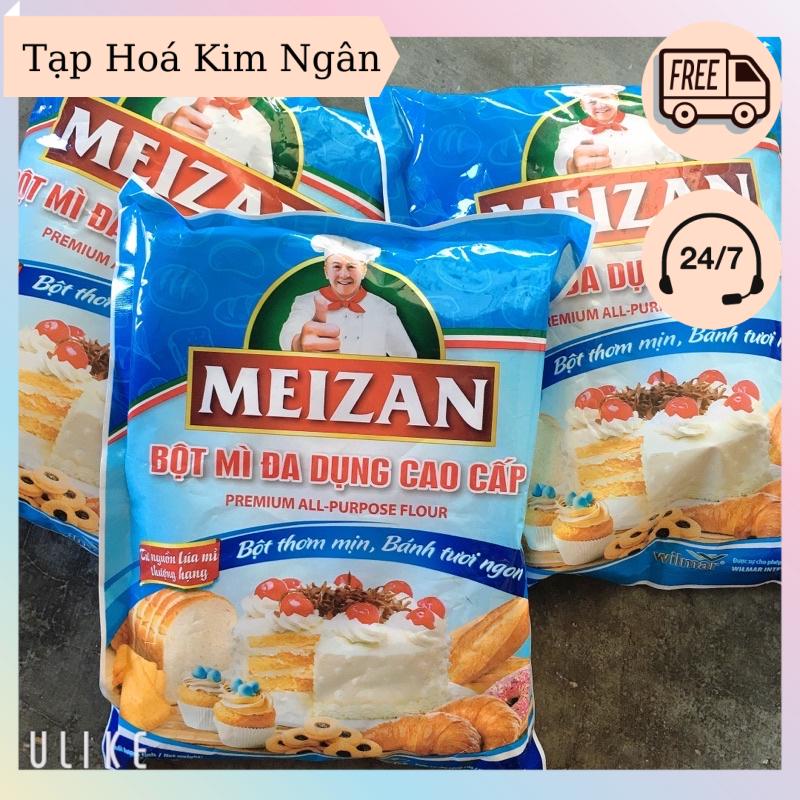 Bột Mì Đa Dụng Cao Cấp Meizan, Bột Thơm Mịn, Bánh Tươi Ngon 500g [THKN77]