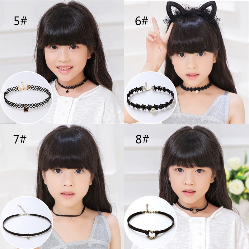 Vòng Cổ Choker Cho Bé Gái Mnkg